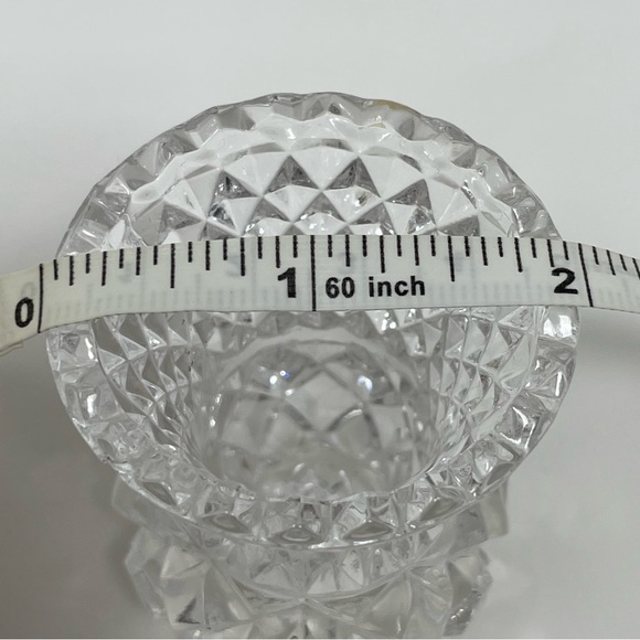 Vintage Bud Vase Princess House Crystal Glass Toothpick Holder - Picture 8 of 9